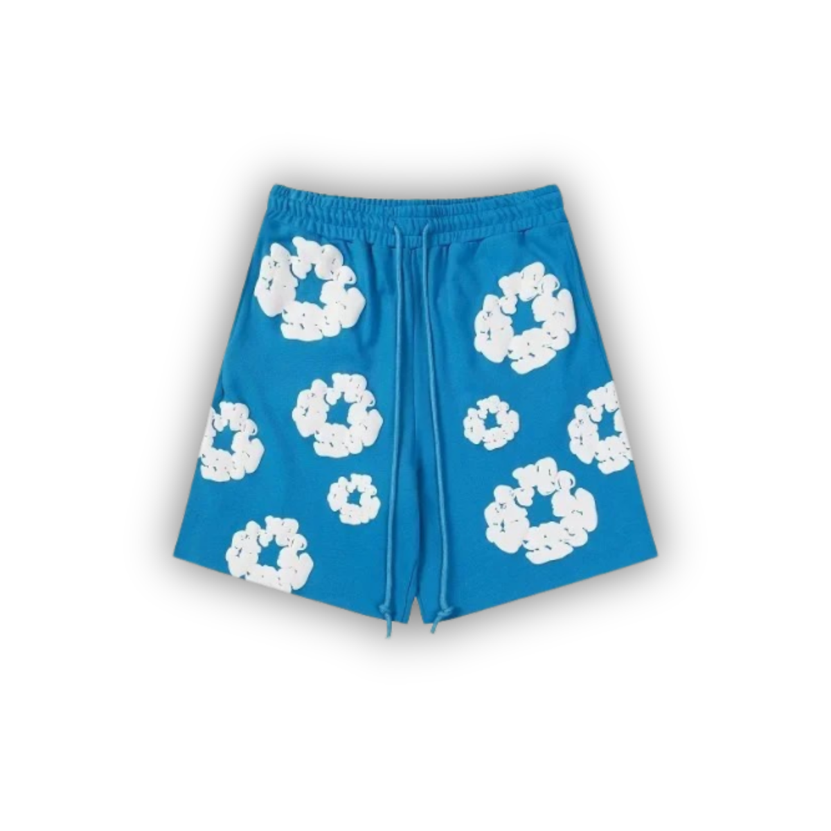 Denim Tears Cotton Wreath Shorts - Blue