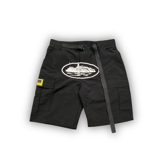 Corteiz Alcatraz Logo Cargo Shorts