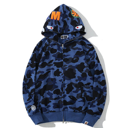 BAPE WGM Camo Zipper Hoodie