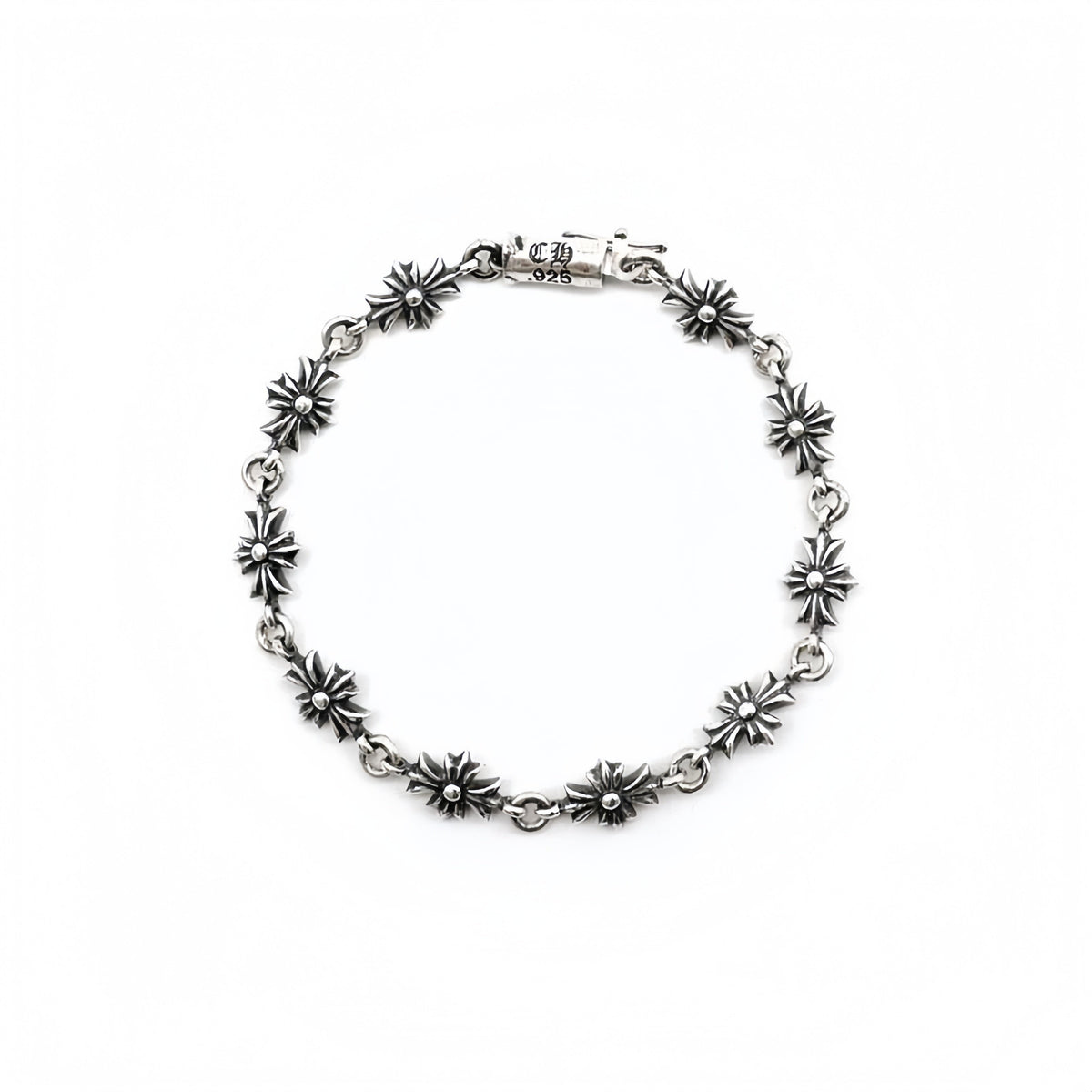 Chrome Hearts Silver Tiny E Bracelet
