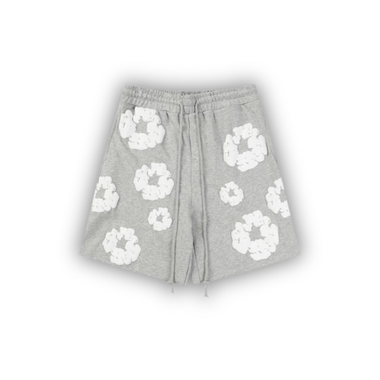 Denim Tears Cotton Wreath Shorts - Gray