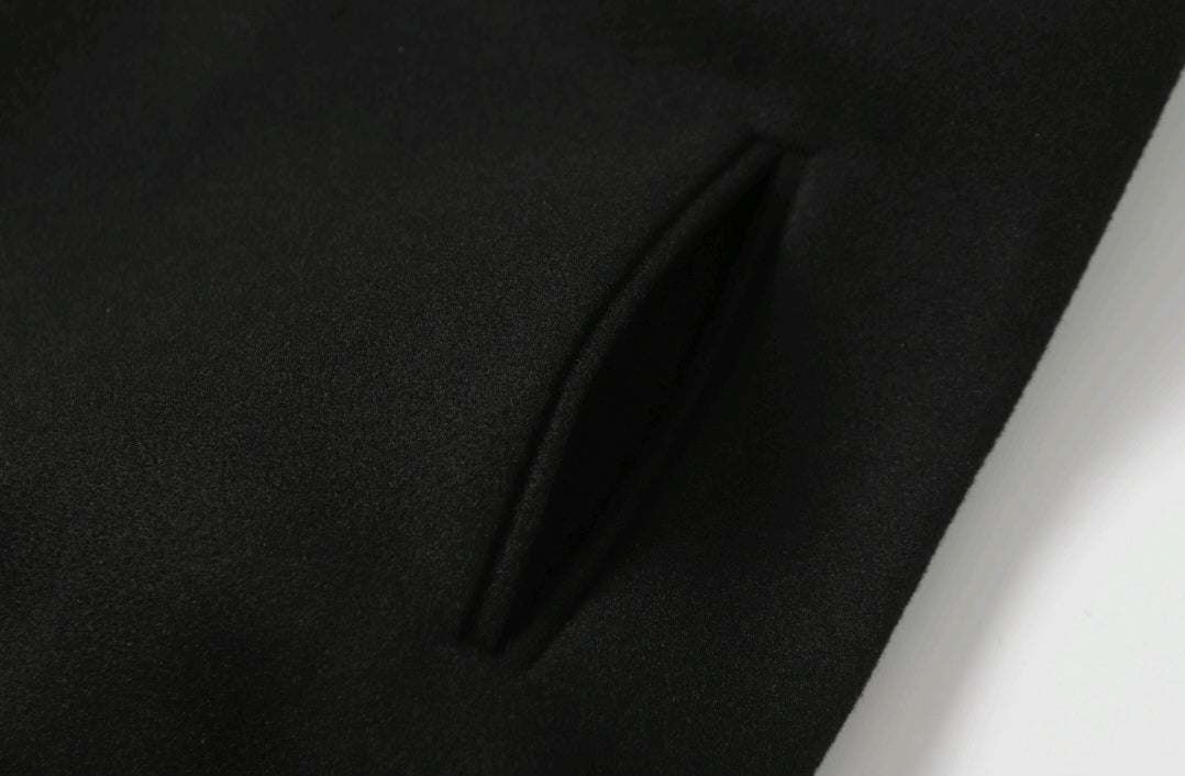 Chrome Hearts Black White Street Style Baseball Coat 0002
