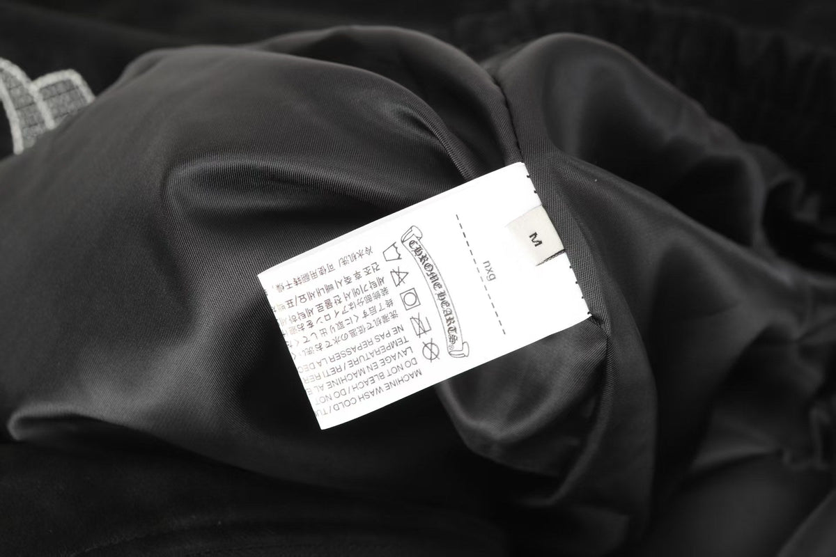 Chrome Hearts Horseshoe Cross Jacket - Black Street Embroidered Coat 8800
