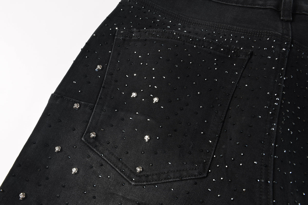 PURPLE Shorts Crystals 5106